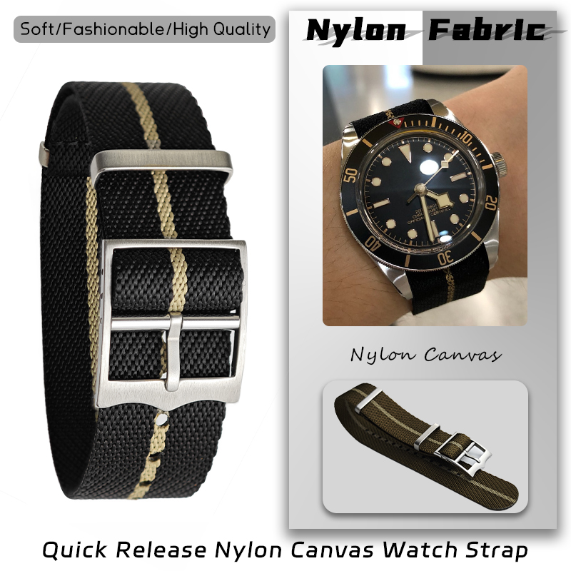Nato Strap Nylon - Naylon saat kayışı 20mm 22mm Tudor