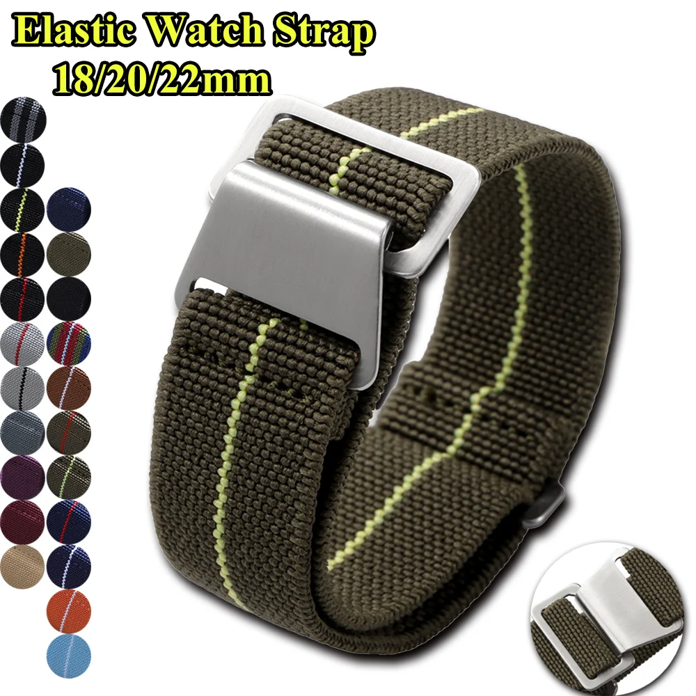 Elastik saat kayışı 18mm 20mm  - Nato Strap Nylon incelemesi ve fiyatı