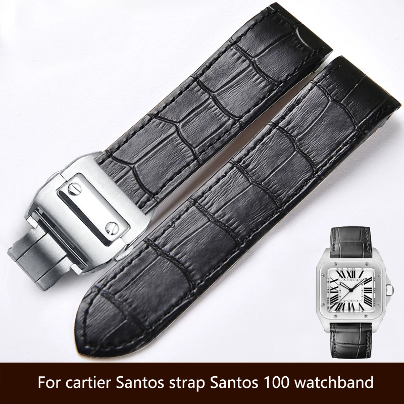 Yüksek kaliteli, gerçek deri s - Cartier Watch Santos incelemesi ve fiyatı