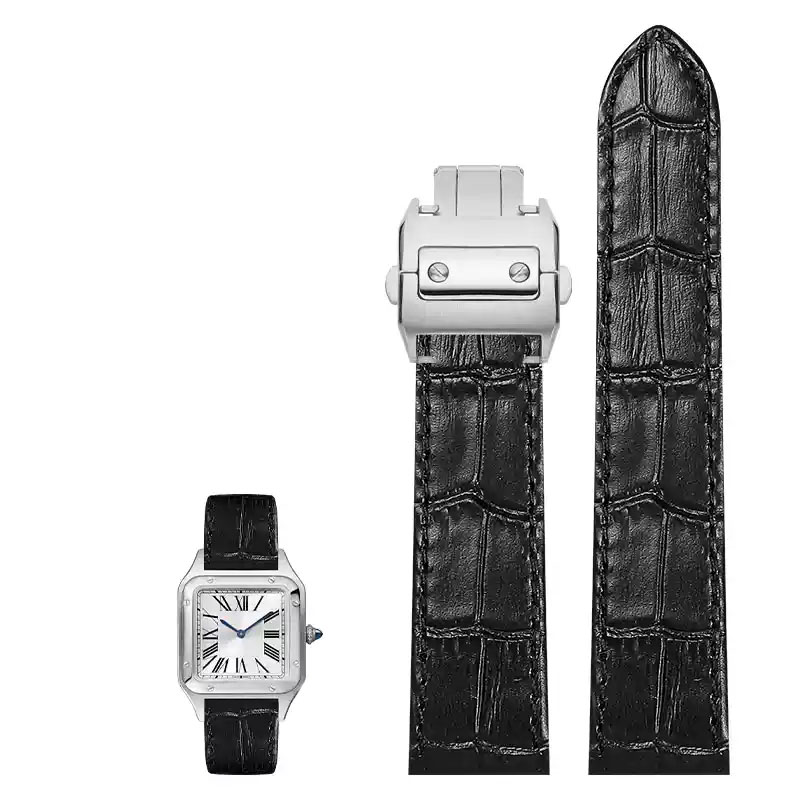 20mm 23mm Hakiki Deri saat kay - Cartier Watch Santos incelemesi ve fiyatı