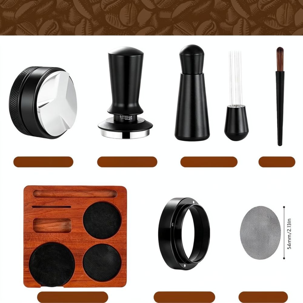 Sapele Espresso Tamper İstasyo - Spring Bar Tool Set incelemesi ve fiyatı